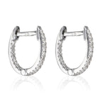 Pendientes "Criolla Perfecta" D0.08/42 - Oro blanco 375/1000