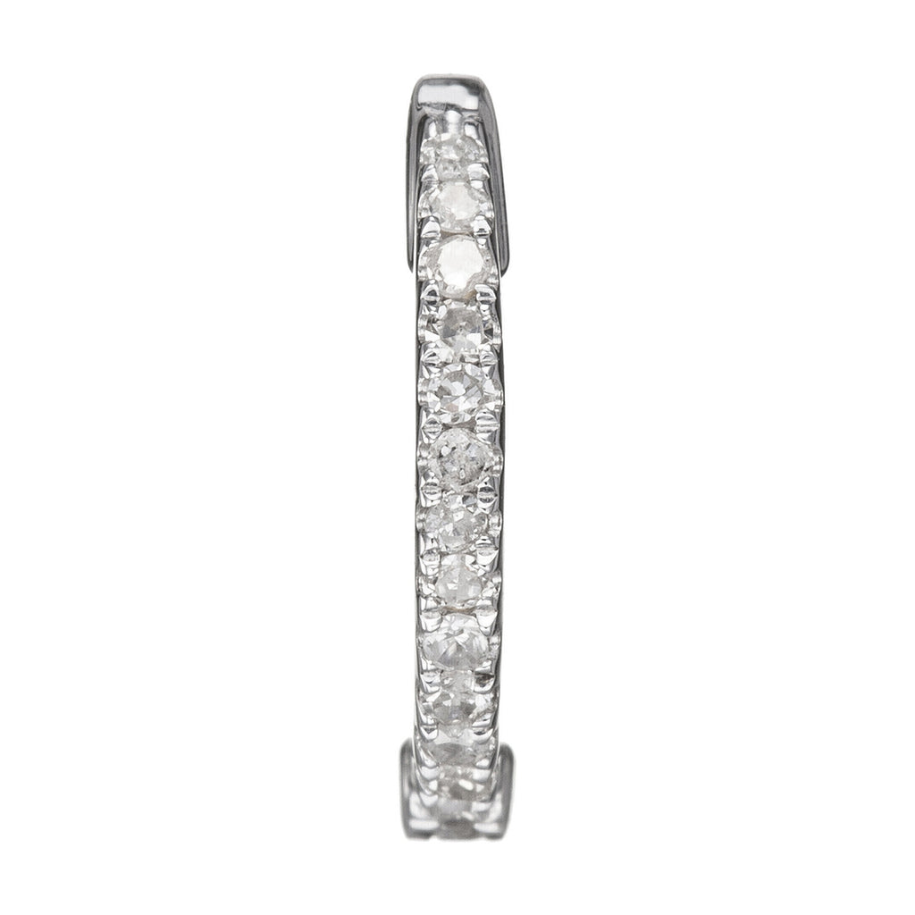 Aretes de Diamantes "Criolla Perfecta" 0.08/42 - Oro Blanco