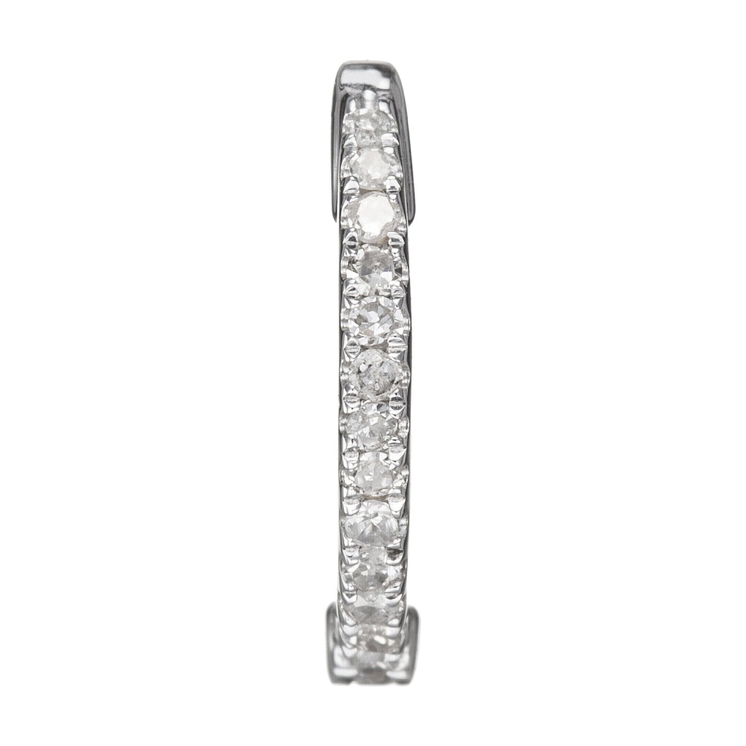 Aretes de Diamantes "Criolla Perfecta" 0.08/42 - Oro Blanco