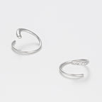 Boucles D'Oreilles "Joli Tourbillon Diamant" D0,03/10