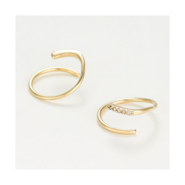 Pendientes “Pretty Diamond Tourbillon” D0.03/10 – Oro amarillo 375/1000