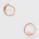 Boucles D'Oreilles "Joli Tourbillon Diamant" D0,03/10