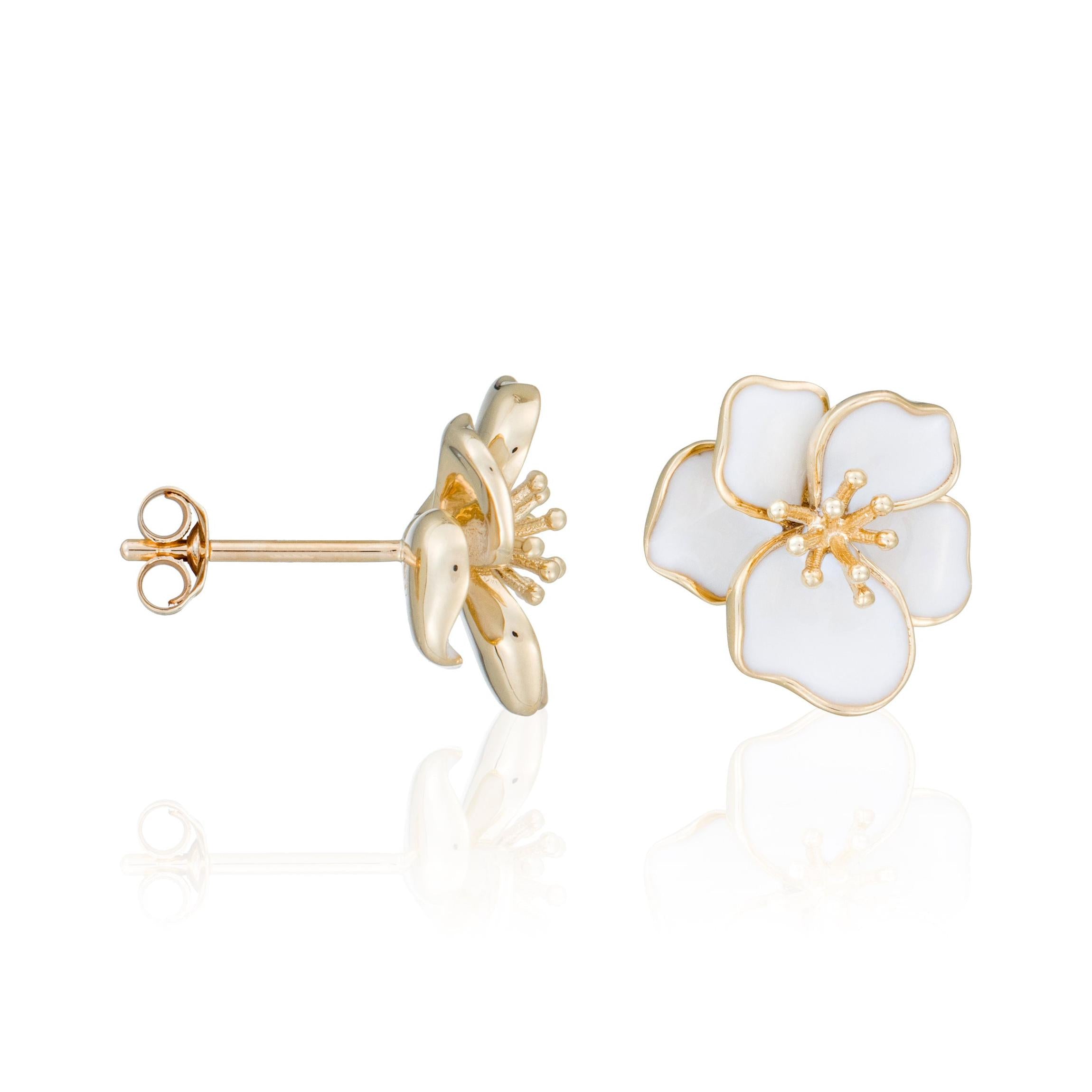 Boucles D'Oreilles "Orchidée"