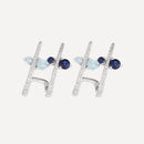 “Celestial” Earrings D0.14/56 S0.36/4 Swbt 0.4/4