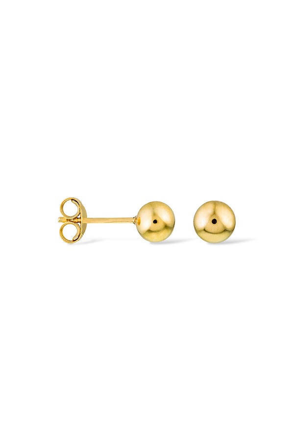 Boucles D'Oreilles "Puce 3Mm" Or Jaune 375/1000