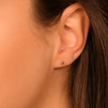 Pendientes “Puce 3Mm” Oro amarillo 375/1000