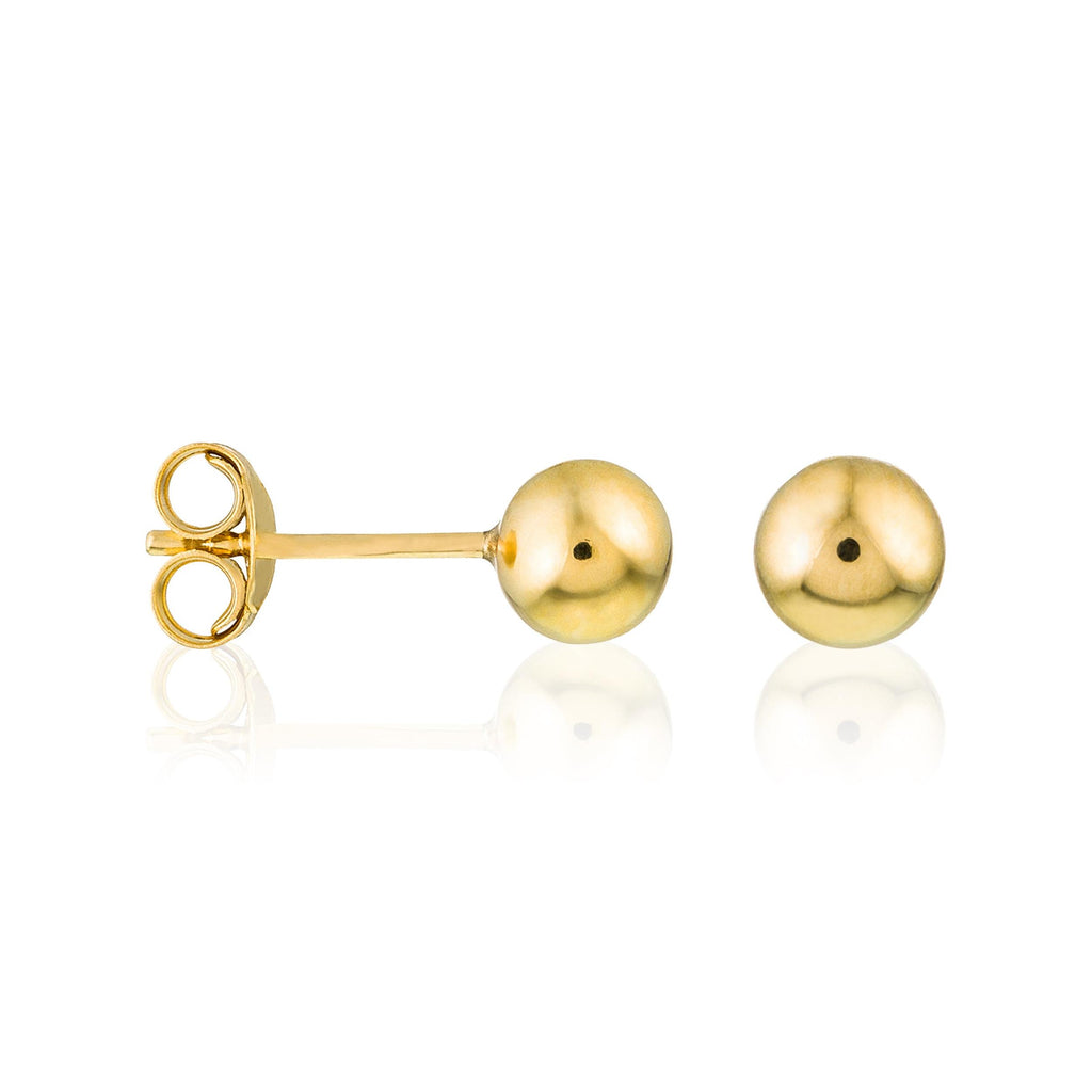 Pendientes “Puce 3Mm” Oro amarillo 375/1000