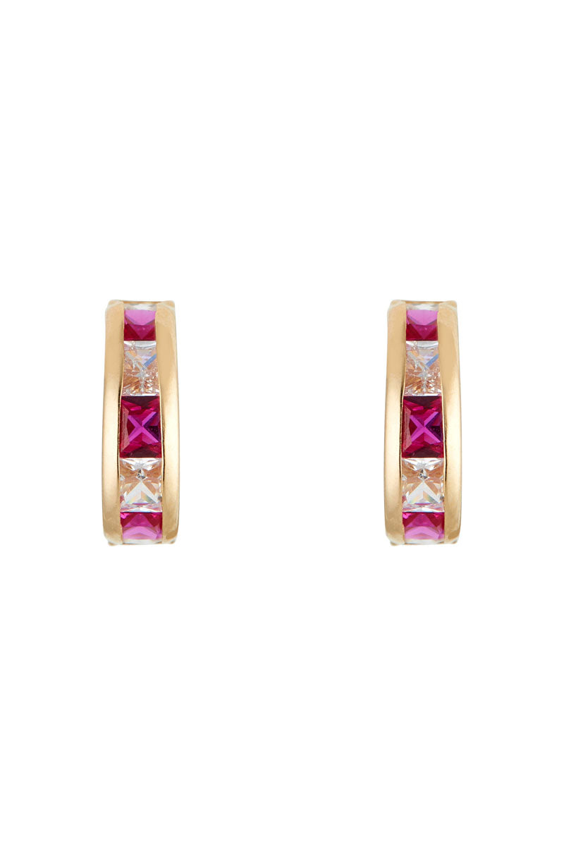“Redarc” Earrings 375/1000 Yellow Gold