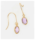 Boucles D'Oreilles "Rose Kai" Or Jaune 375/1000