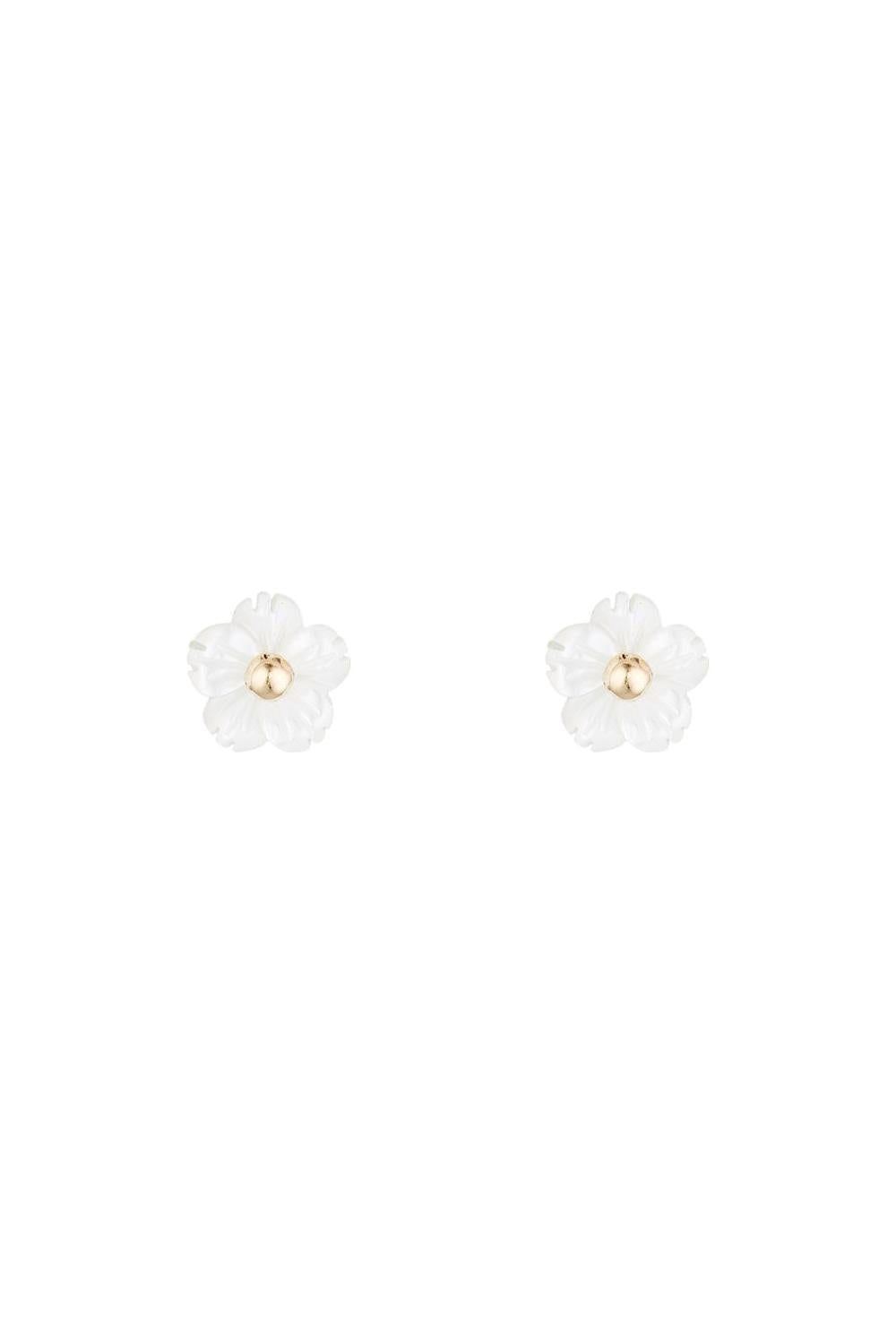Children's Earrings "Jolie Margherite" 375/1000 Yellow Gold
