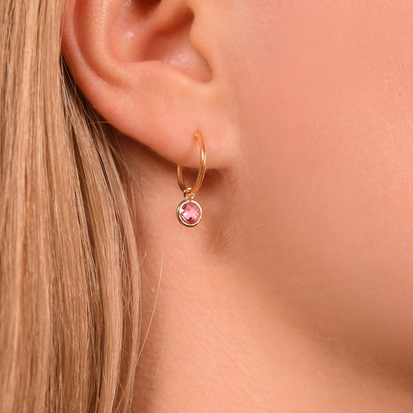 Boucles D'Oreilles "Rosa" Or Jaune 375/1000