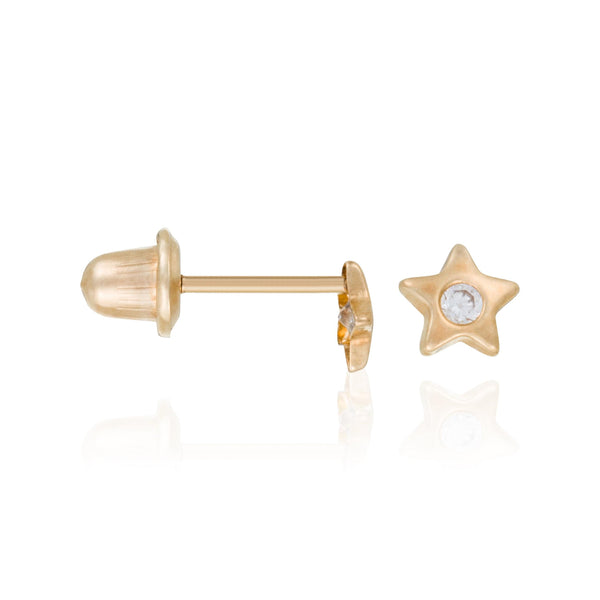 Pendientes Infantiles “Estrella” Oro Amarillo 375/1000