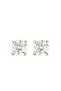 “Simply You 3Mm” Earrings 375/1000 Yellow Gold And Zirconium