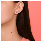 Pendientes “Chip De Amatista De 4 Mm” -: 0.4Ct/2