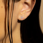 Pendientes "Single Diamond 0.20" Diamantes 0.20/2 - Oro Blanco