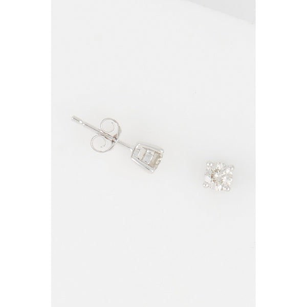 Boucles D'Oreilles "Magali" D 0,4/2 - Or Blanc 375/1000
