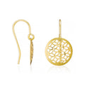 375/1000 Two-Tone Gold “Dandelion” Earrings