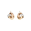 Boucles D'Oreilles "Noeud Tricolore"