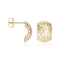 Boucles D'Oreilles "Olympe" Or Jaune 375/1000