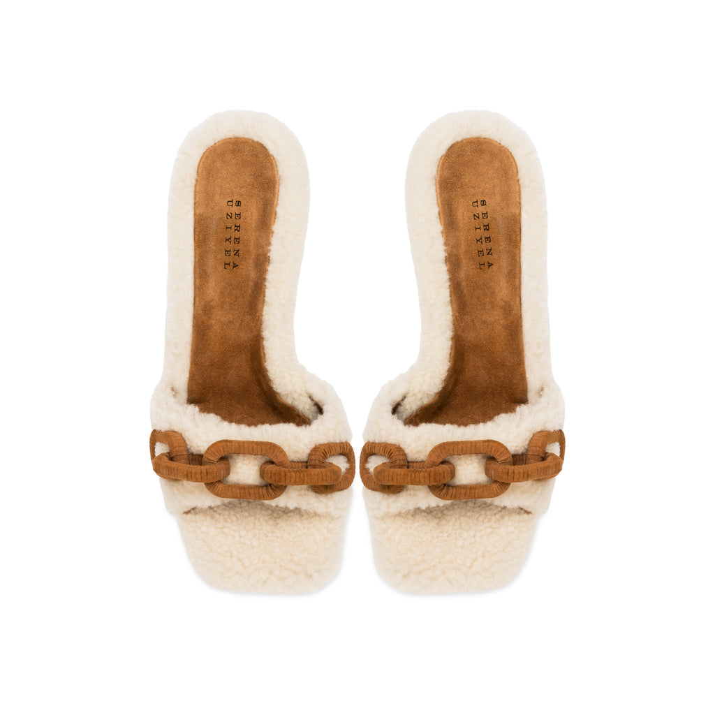 Catena Off-White High-Heel Sandal