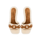 Catena Off-White High-Heel Sandal