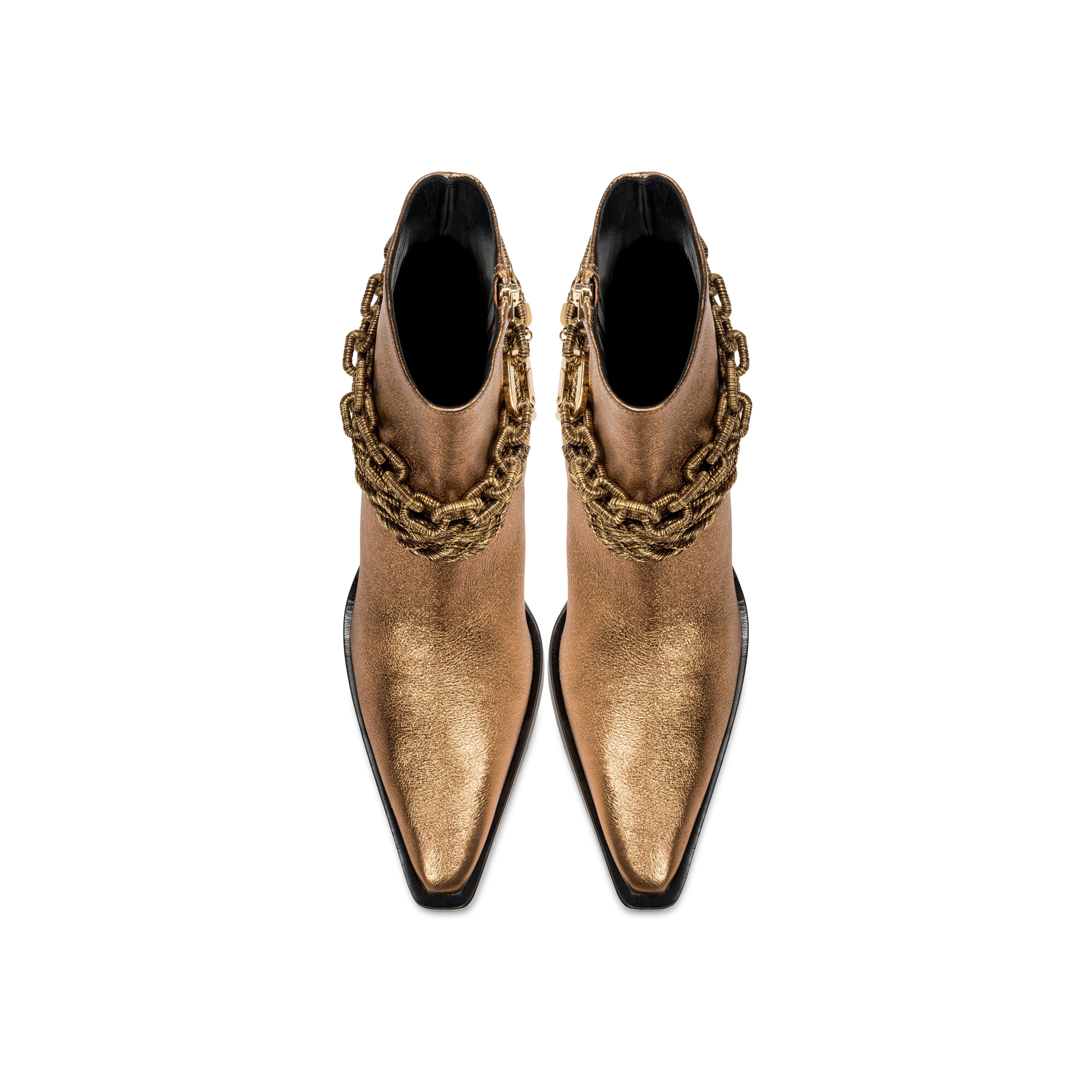 Catena Notte Bronze High-Heel Cowboy Boot