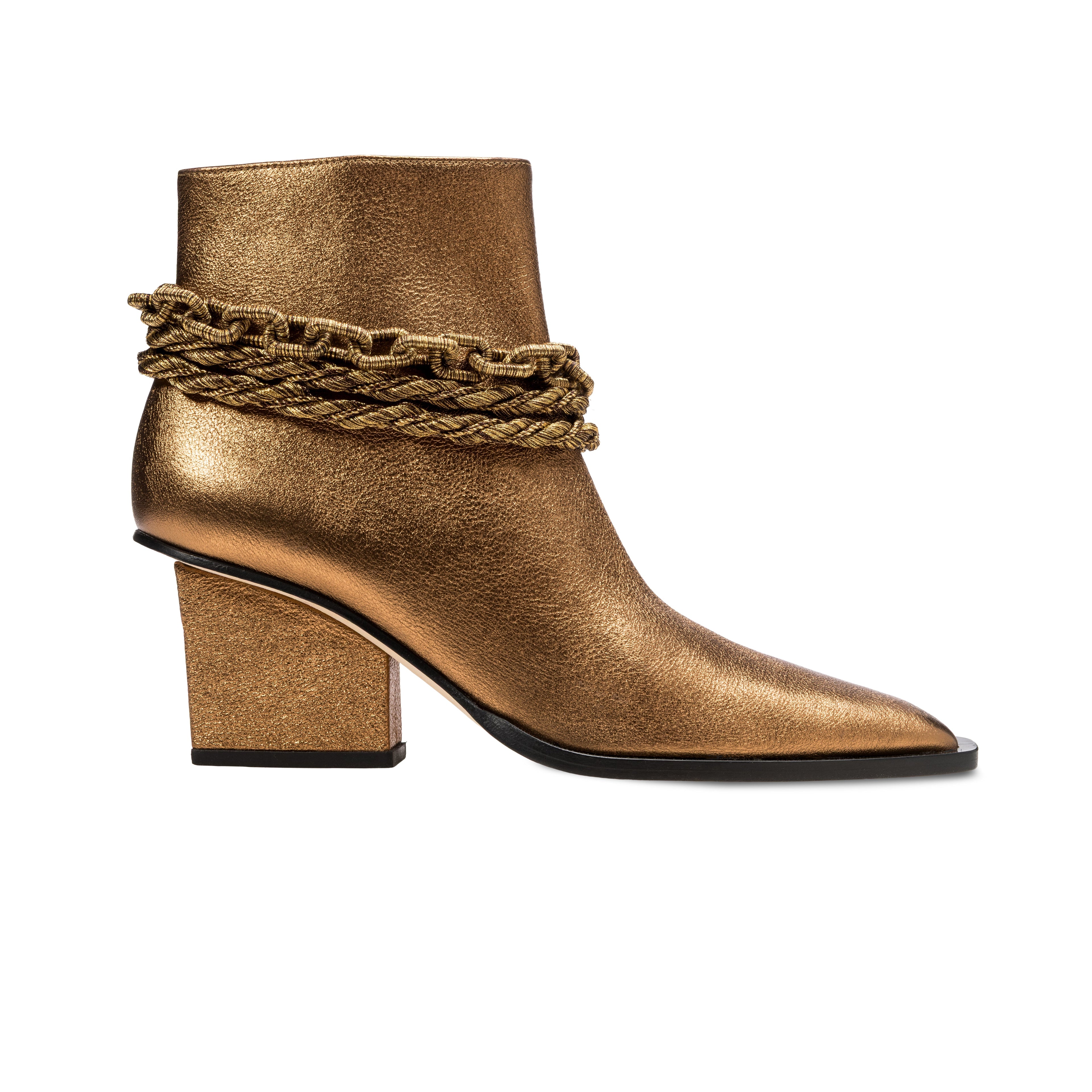 Catena Notte Bronze High-Heel Cowboy Boot
