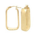 Boucles D'Orelles "Prisme D'Or"  Or Jaune 375/1000