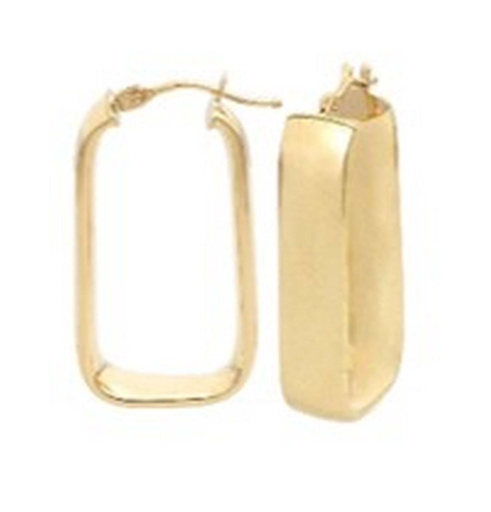 Boucles D'Orelles "Prisme D'Or"  Or Jaune 375/1000