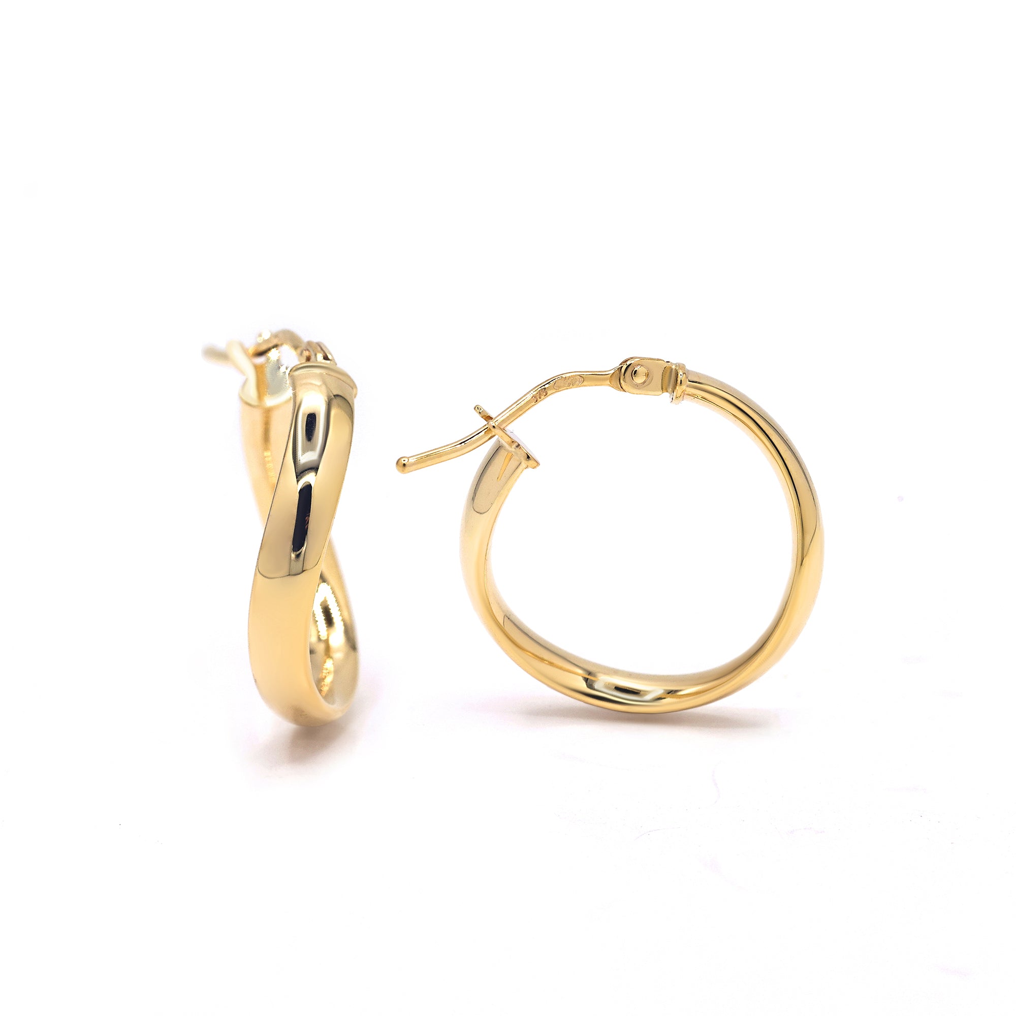 Pendientes “Creoles Soaring” de Oro Amarillo 375/1000