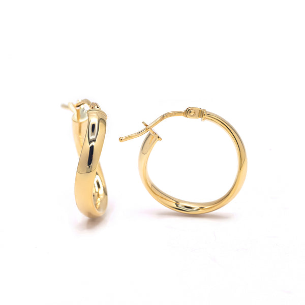 Pendientes “Creoles Soaring” de Oro Amarillo 375/1000