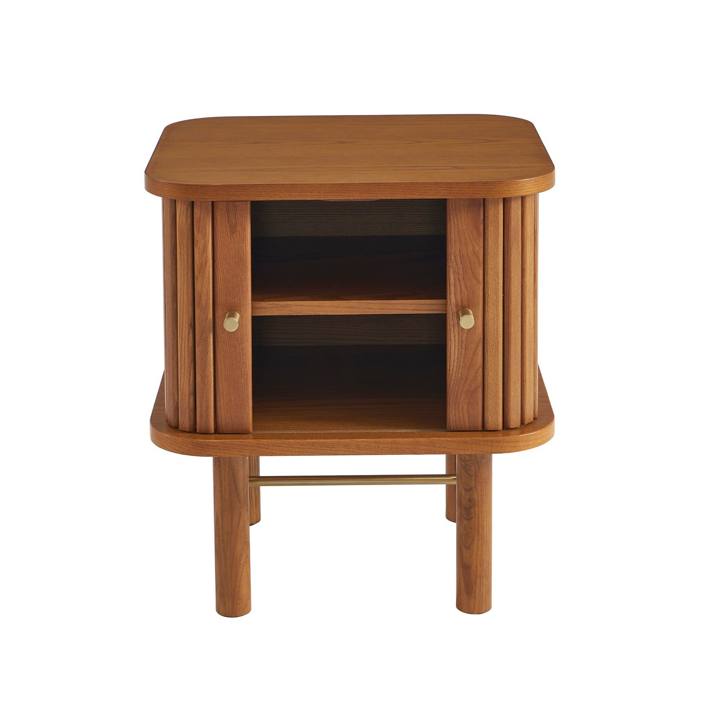 Ernest - Bedside Table - Dark Ash