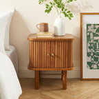 Ernest - Bedside Table - Dark Ash