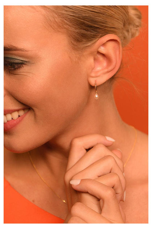 Pendientes “Gama Perlé” – Oro Amarillo 375/1000