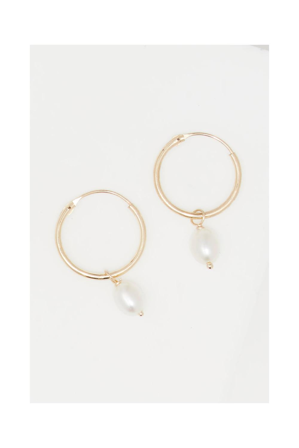 Boucle D'Oreilles "Gama Perle" Or Jaune 375/1000
