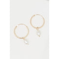 Pendientes “Perla Gama” Oro Amarillo 375/1000 - Oro Amarillo 375/1000