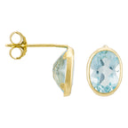 Kolczyki "Rond De Topaze" 3,2 ct/2 z żółtego złota 375/1000