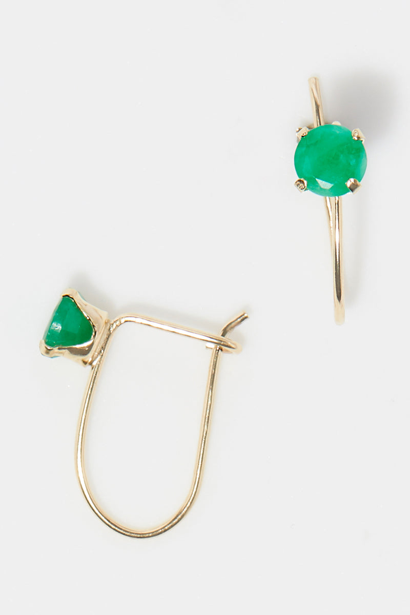 Boucle D'oreilles "Emeraude Envoutant" 0,5ct/2 - Or Jaune
