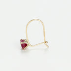 Boucle D'Oreilles "Rubis Envoutant" - Or Jaune