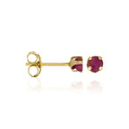 Pendientes “Chip de Rubí de 3 mm”: 0,17 quilates/2