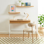 Esra - Bureau - Effet Chêne Et Blanc
