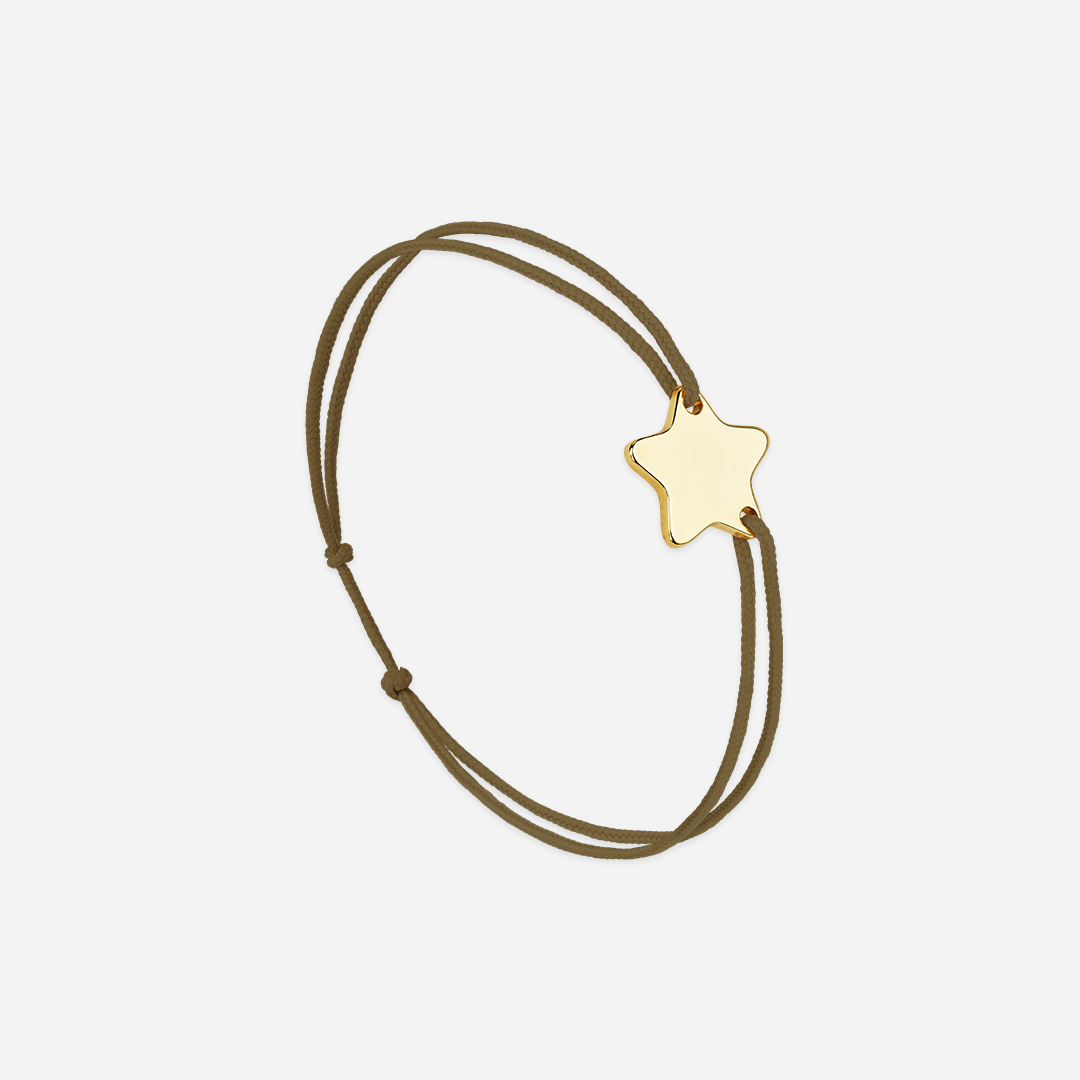 Bracelet Étoile Taupe - Taupe