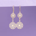 Boucles D'Oreilles "Ancestral" - Or Jaune