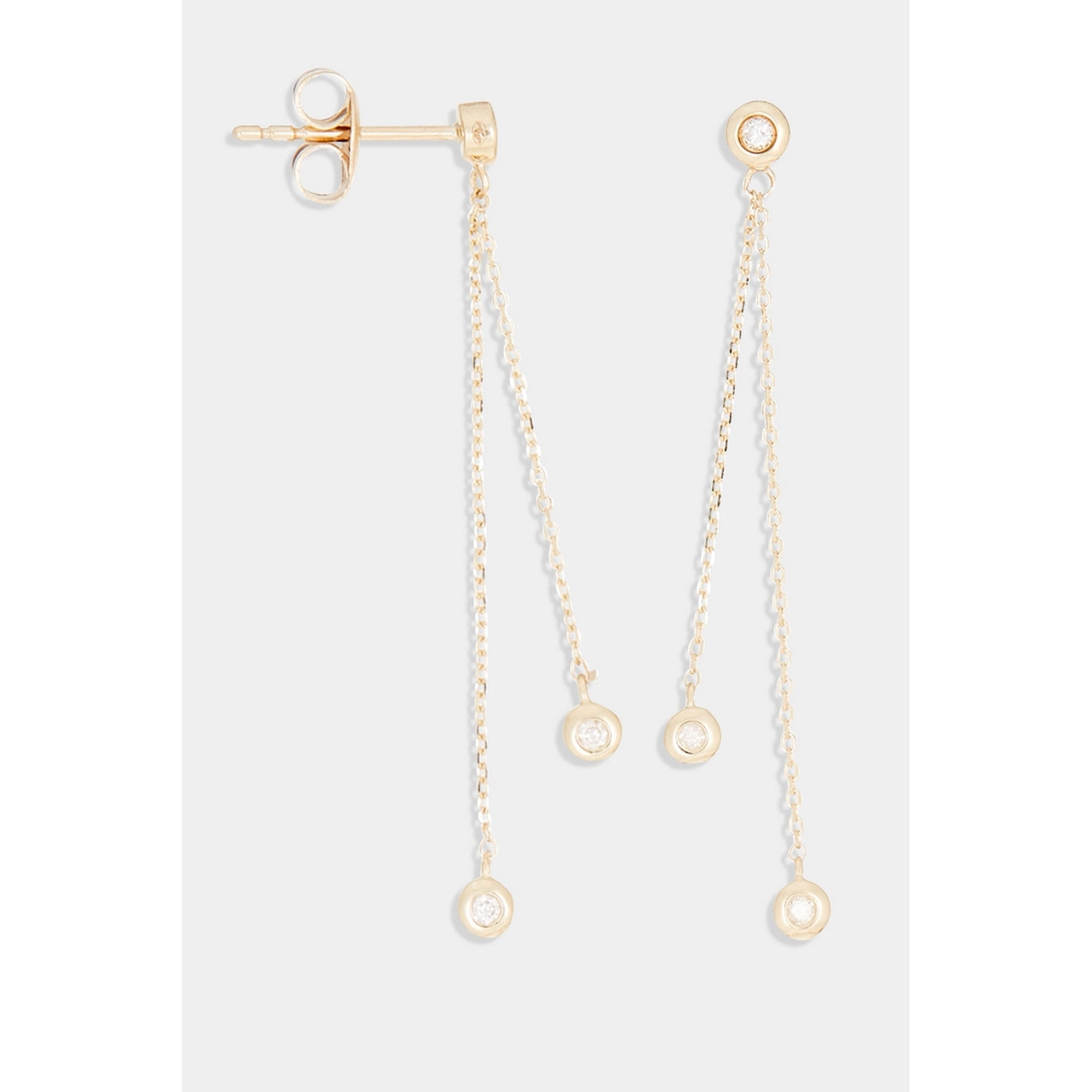 Pendientes “Planer Sur Ton Cœur” D0.095/6 – Oro amarillo 375/1000