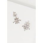 Boucles D'Oreilles "Bouquet" D0,12/22 - Or Blanc 375/1000