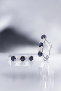Pendientes “Port Royal” Diamantes 0.05/16 y Zafiros 1.08/6