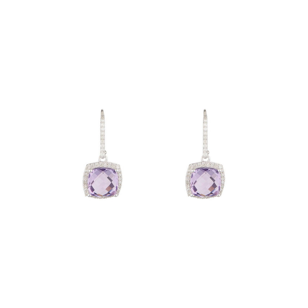 "Trang" Earrings D 0.407/74 Am 4.6/2 - 375/1000 White Gold
