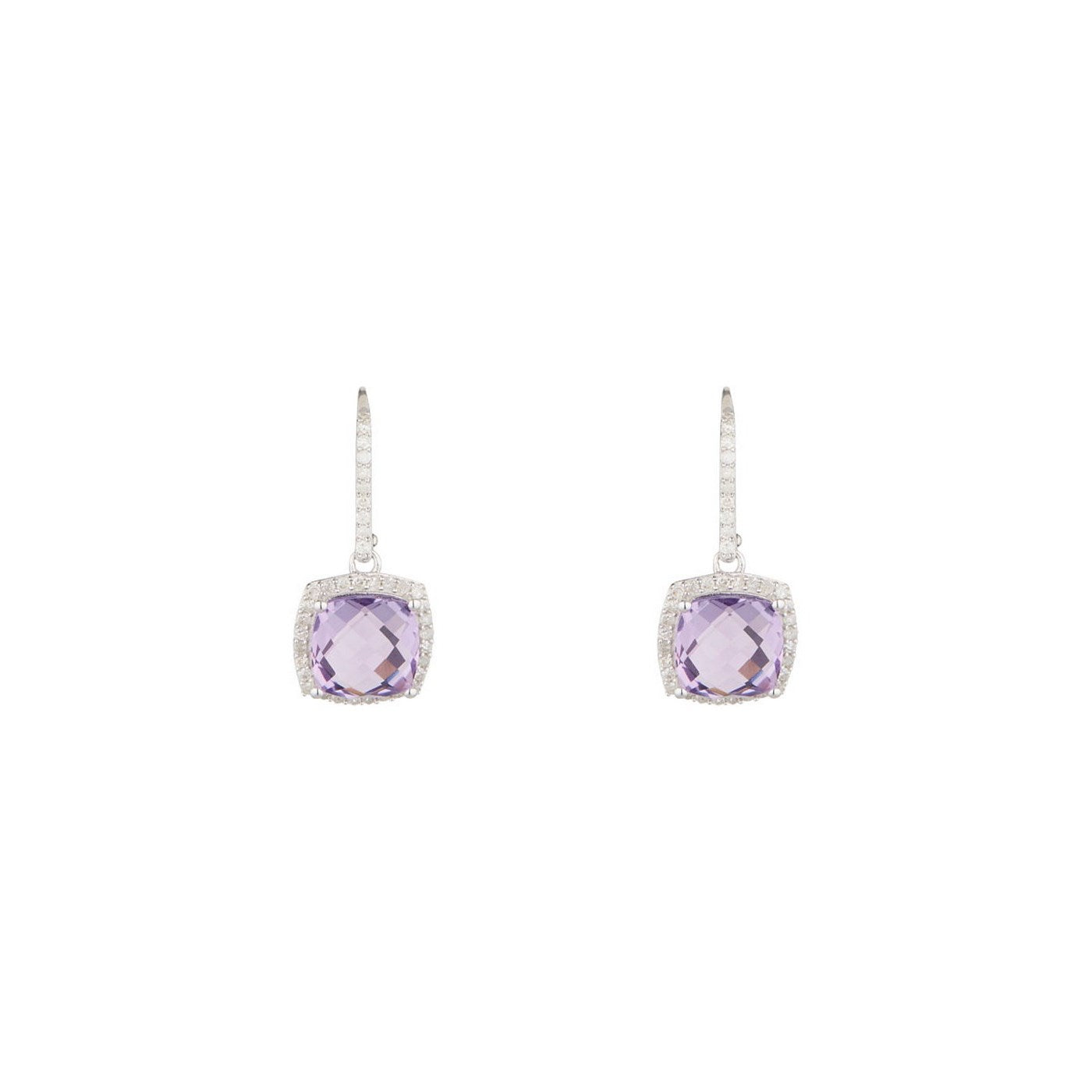 "Trang" Earrings D 0.407/74 Am 4.6/2 - 375/1000 White Gold