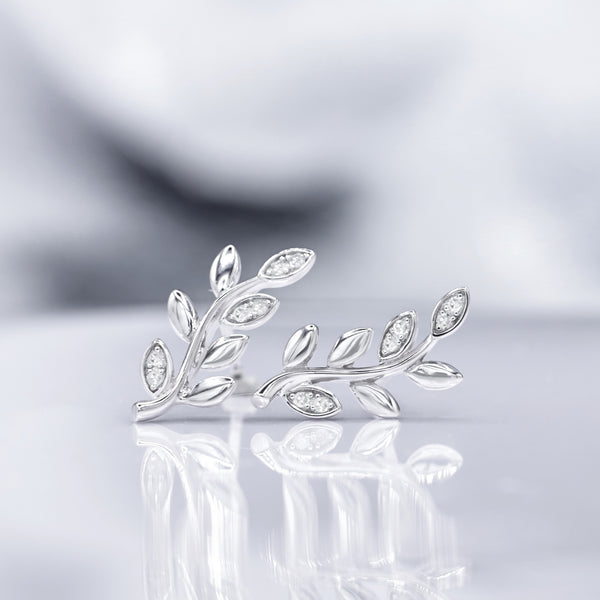 "Sanya" Earrings, D 0.066/12 - 375/1000 White Gold