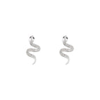 Boucles D'Oreilles "Saly" D 0,14/78 Saphir 0,044/4 - Or Blanc 375/1000